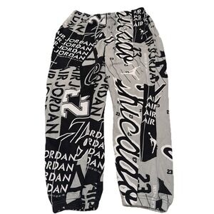 Size: Large - Nike Air Jordan Fleece Jogger Loose Fit Sweatpant All Over Print